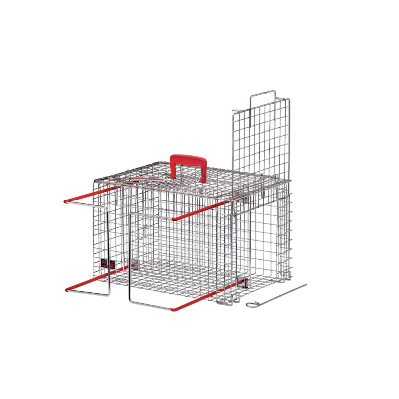 CAGE DE CONTENTION PLASTIFIEE DEUX OUVERTURES