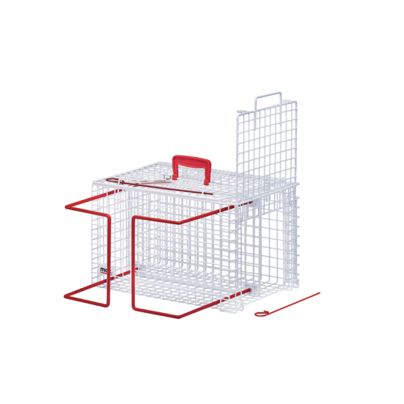 CAGE DE CONTENTION PLASTIFIEE DEUX OUVERTURES
