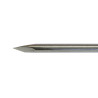 SURGICAL PIN WITH ONE TROCAR POINT, ONE ROUND END