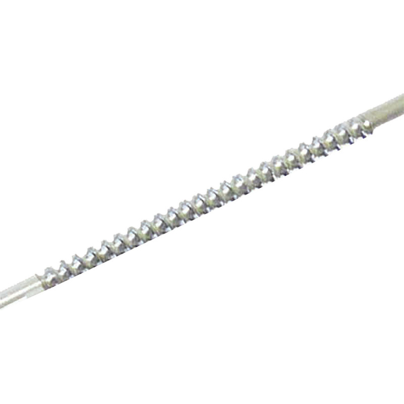 POSITIVE THREADED SURGICAL PIN WITH ONE TROCAR POINT