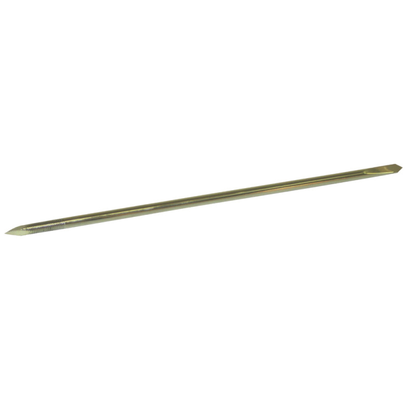 SURGICAL PIN WITH ONE NEGATIVE THREADED TROCAR POINT, ONE DIAMOND POINT