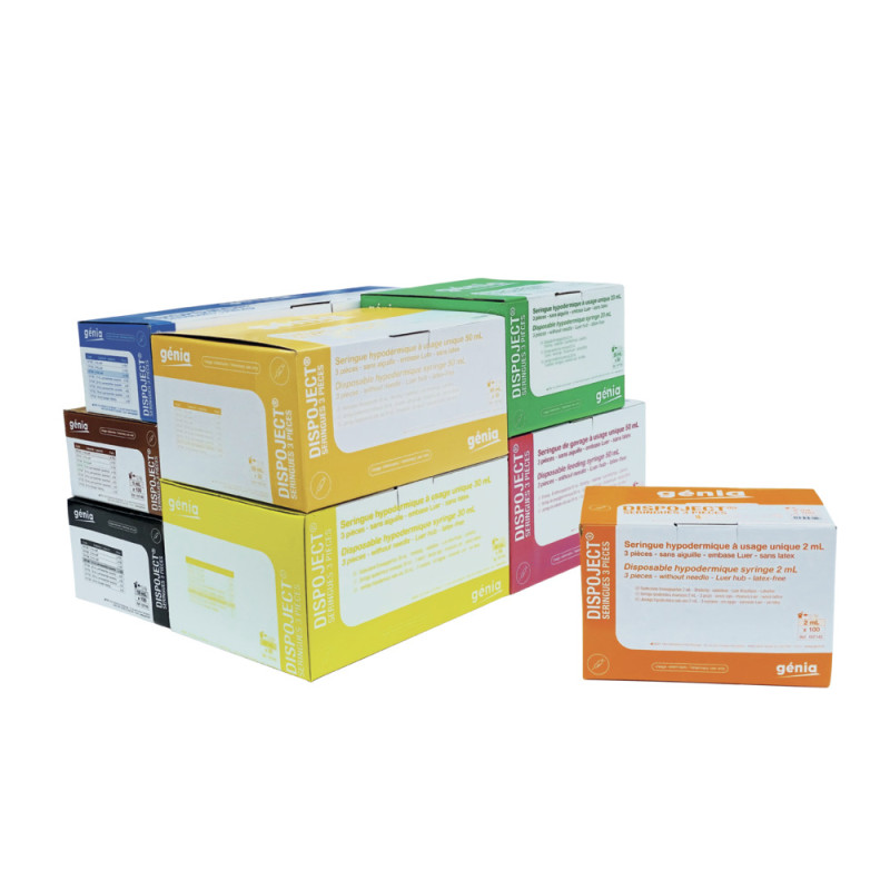 DISPOJECT® 
SERINGUES 3 PIÈCES