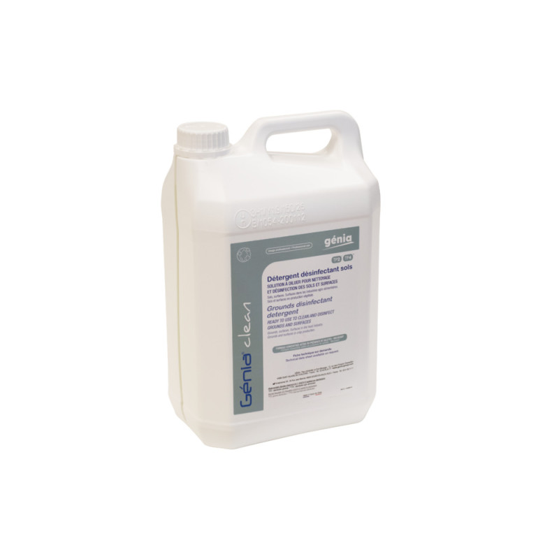 GÉNIA CLEAN 
Détergent Désinfectant Sols TP2/TP4