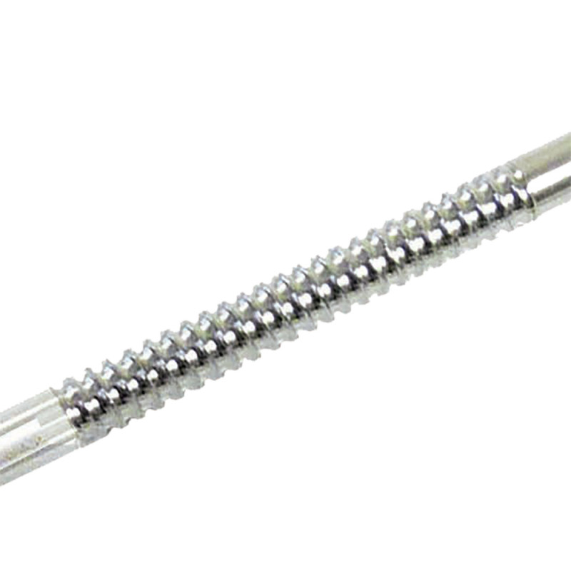 POSITIVE THREADED SURGICAL PIN WITH ONE TROCAR POINT
