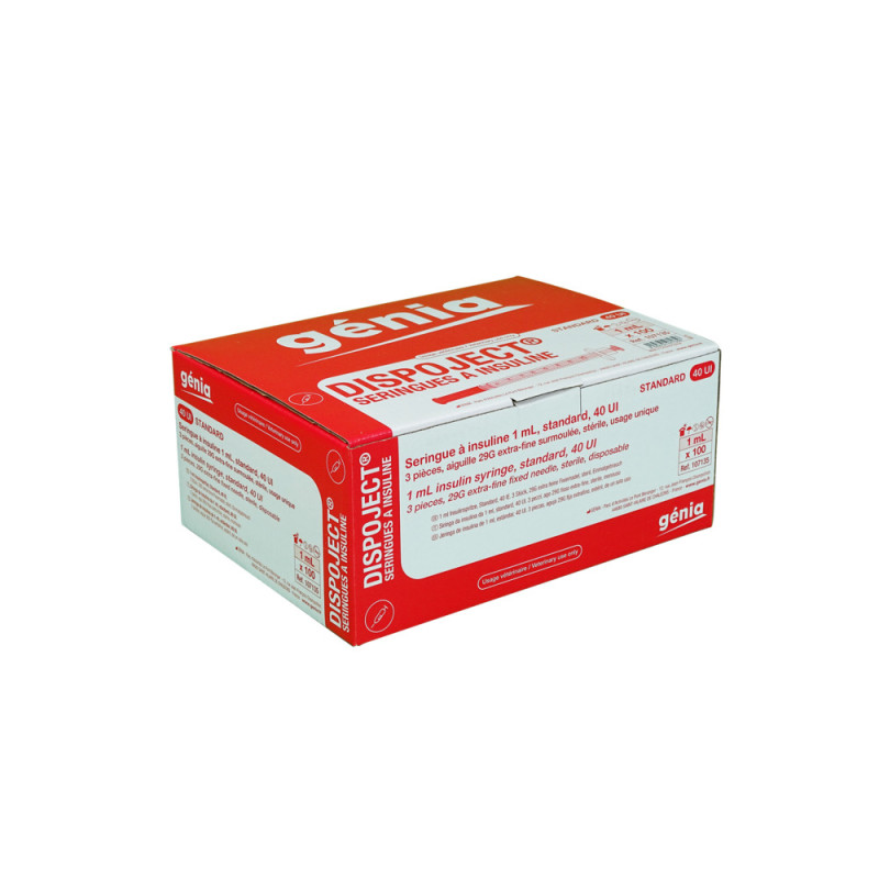 DISPOJECT®
SERINGUES À INSULINE STANDARD